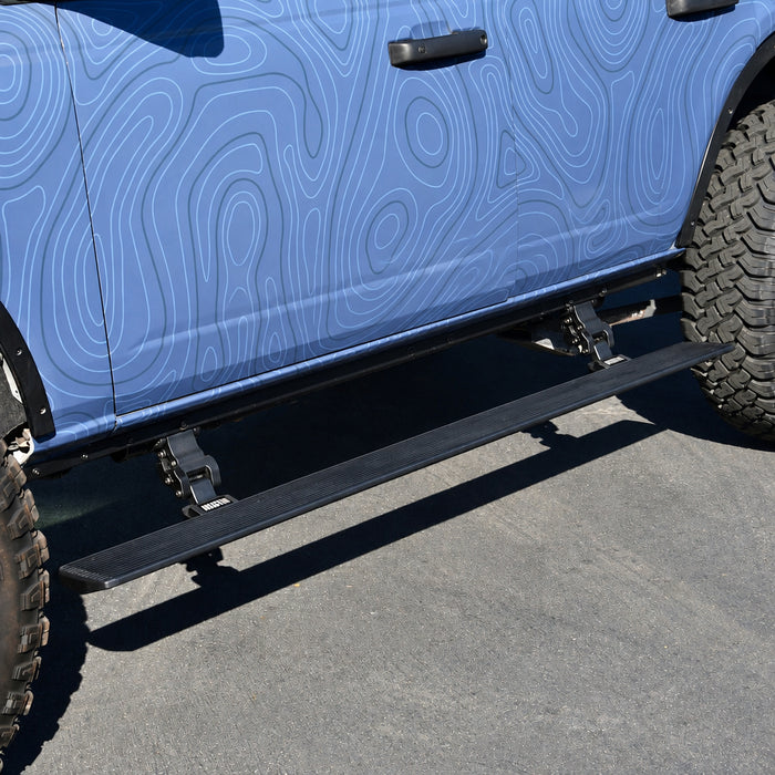Pro-E Electric Power Drop Down Running Boards for 2021-2024 Ford Bronco - Recon Recovery - Recon Recovery