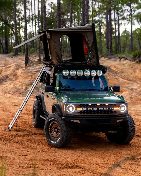 Inspired Overland Trailpeak Rooftop Tent | Ultralight Side - Opening Roof Tent (84 lbs) - Recon Recovery