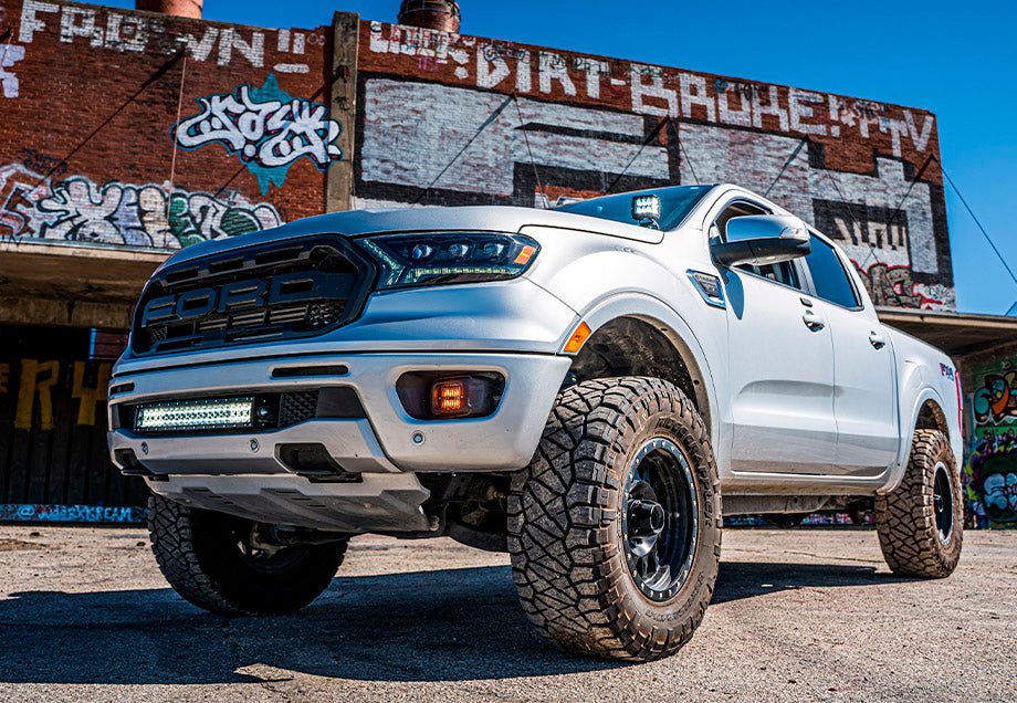 22" Bumper Hidden LED Light Bar Brackets Kit For 2019-2022 Ford Ranger - Recon Recovery