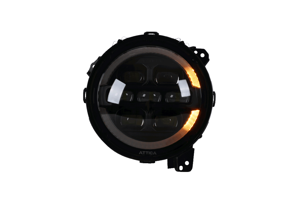 Attica 4x4 Rogue Series LED Plug n Play Headlights 2018-2026 Jeep Wrangler JL