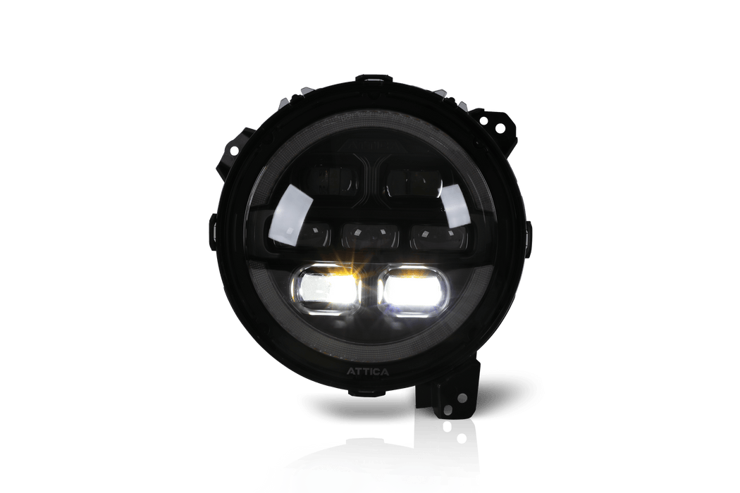 Attica 4x4 Rogue Series LED Plug n Play Headlights for 2020 - 2026 Jeep Gladiator JT - Recon Recovery