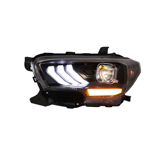 Winjet Headlights for 2016-2019 Toyota Tacoma SR, SR5, TRD