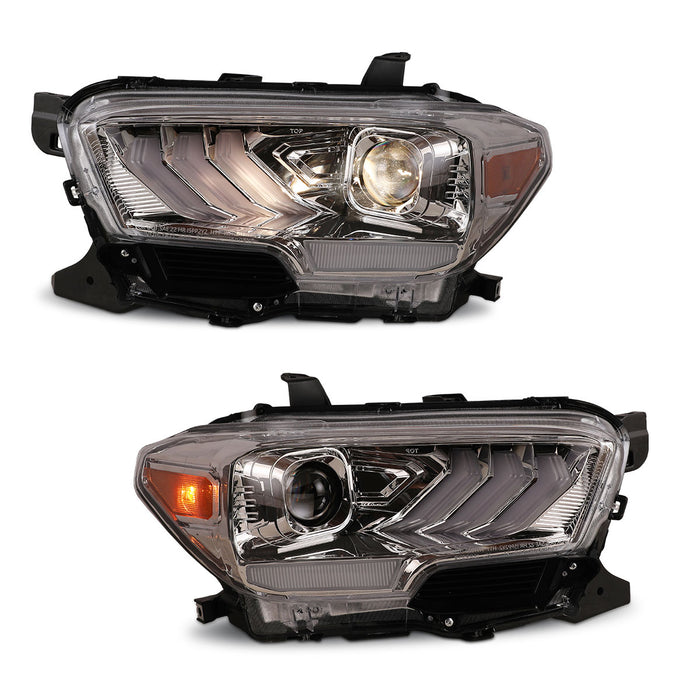 Winjet Headlights for 2016-2019 Toyota Tacoma SR, SR5, TRD