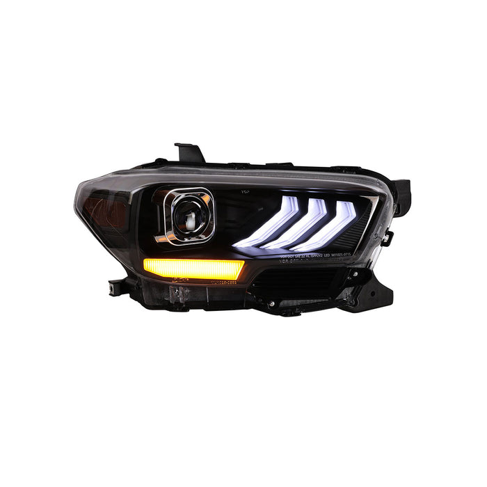 Winjet Sequential LED Headlights for 2016-2019 Toyota Tacoma