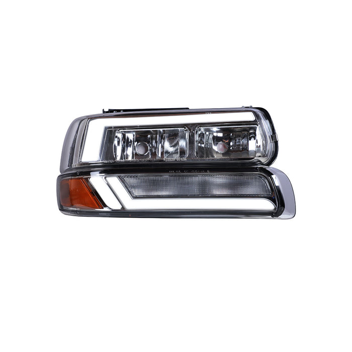 Winjet Headlights for 1999-2002 Chevrolet Silverado 1500/2500
