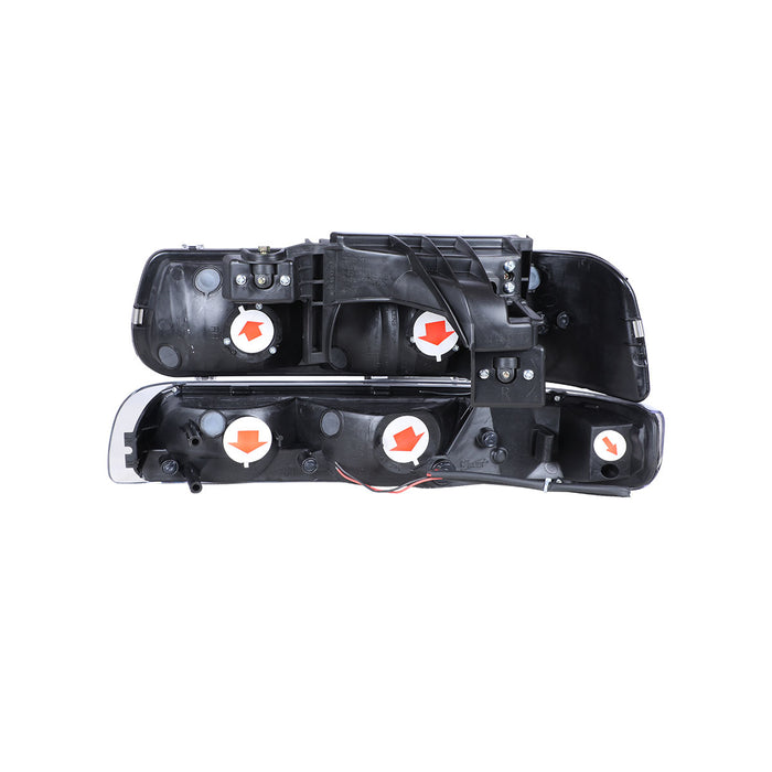 Winjet Headlights for 1999-2002 Chevrolet Silverado 1500/2500