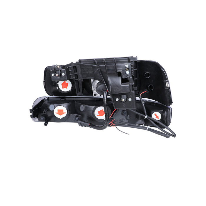 Winjet Projector Headlights for 1999-2002 Chevrolet Silverado 1500/2500