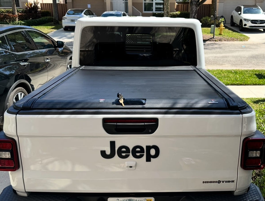 Openroad Aluminum Retractable Tonneau Bed Cover for 2019 - 2026 Jeep Gladiator JT - Recon Recovery