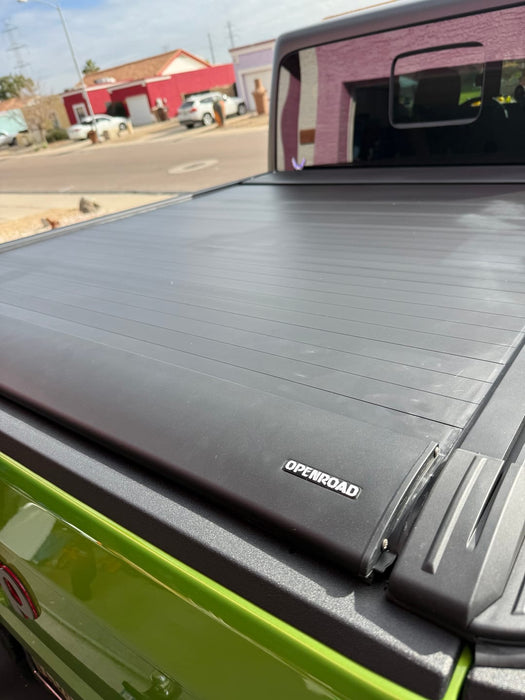 Openroad Aluminum Retractable Tonneau Bed Cover for 2019 - 2026 Jeep Gladiator JT - Recon Recovery