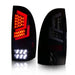 Winjet Seq. LED Tail Lights for 2005-2015 Toyota Tacoma