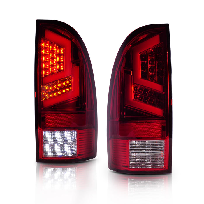 Winjet Seq. LED Tail Lights for 2005-2015 Toyota Tacoma