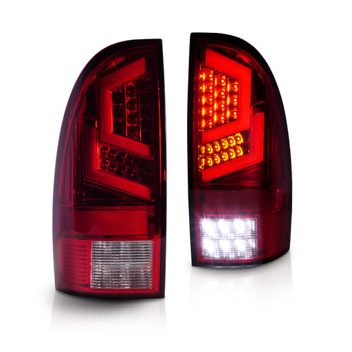 Winjet Seq. LED Tail Lights for 2005-2015 Toyota Tacoma