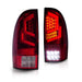 Winjet Seq. LED Tail Lights for 2005-2015 Toyota Tacoma