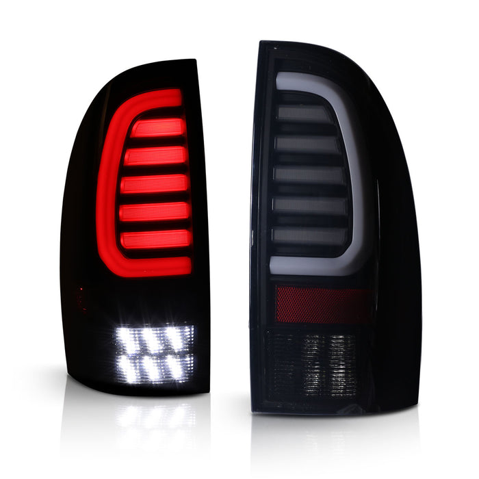 Winjet Seq. LED Tail Lights for 2005-2015 Toyota Tacoma