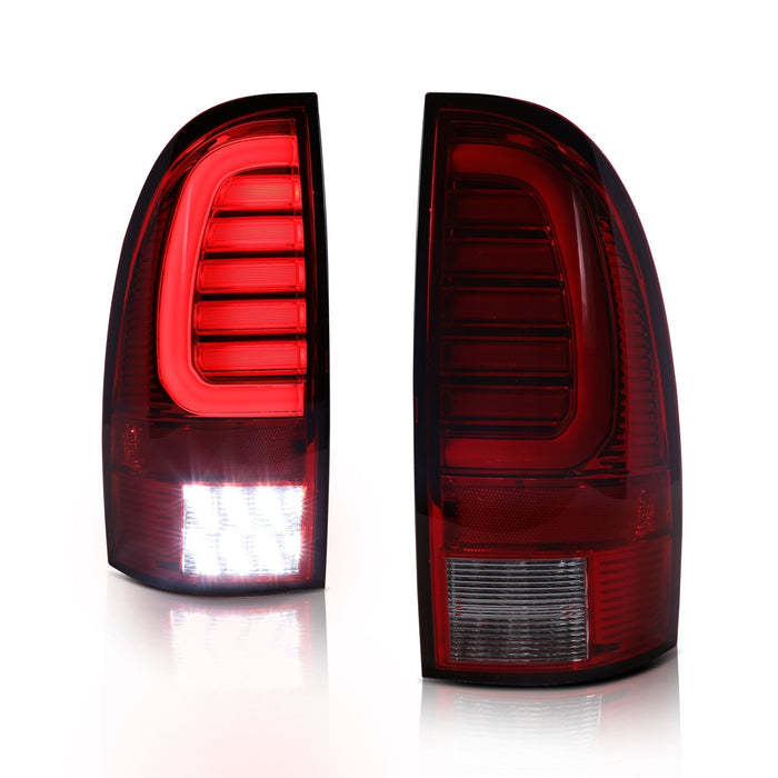 Winjet Seq. LED Tail Lights for 2005-2015 Toyota Tacoma