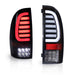 Winjet Seq. LED Tail Lights for 2005-2015 Toyota Tacoma