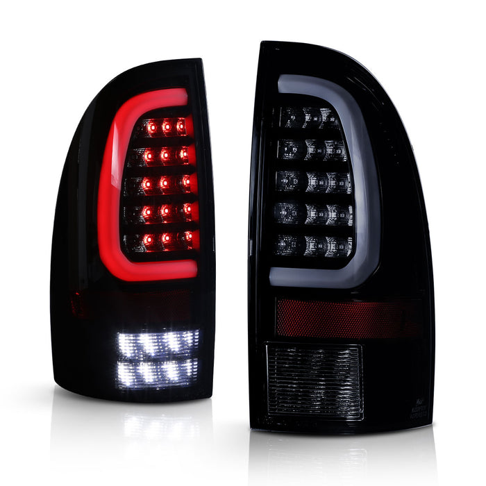 Winjet Seq. LED Tail Lights for 2005-2015 Toyota Tacoma