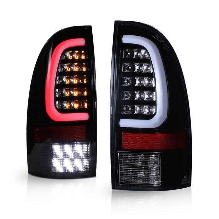 Winjet Seq. LED Tail Lights for 2005-2015 Toyota Tacoma