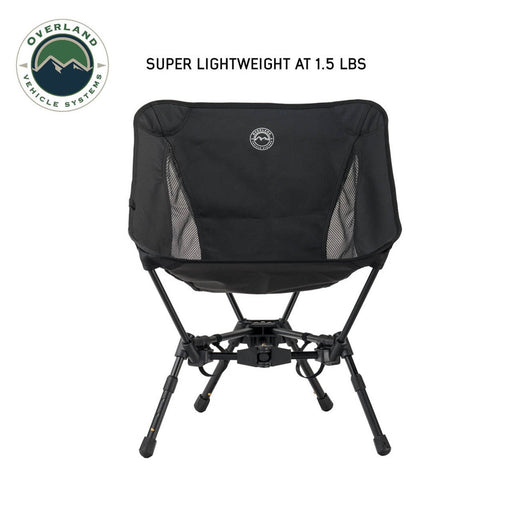 Overland Vehicle Systems Aluminum Compact Collapsible Camping Chair - Recon Recovery - Recon Recovery