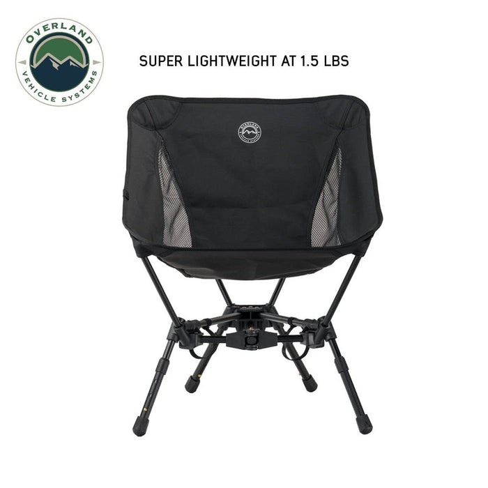 Overland Vehicle Systems Aluminum Compact Collapsible Camping Chair - Recon Recovery - Recon Recovery