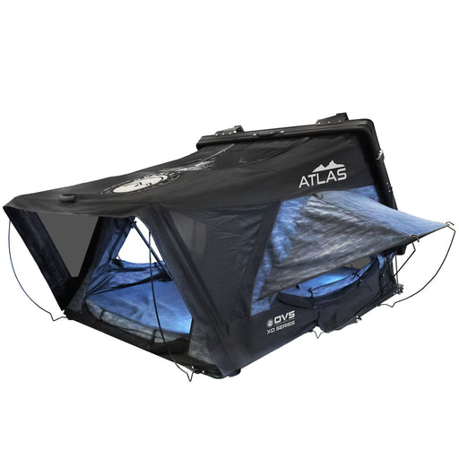 OVS XD Atlas Cantilever ABS Hard Shell Roof Top Tent, Blue Body & Black Rainfly - Recon Recovery