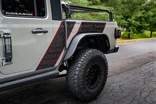 Attica 4x4 Terra Series Rear Fender Flares for 2020 - 2026 Jeep Gladiator JT - Recon Recovery