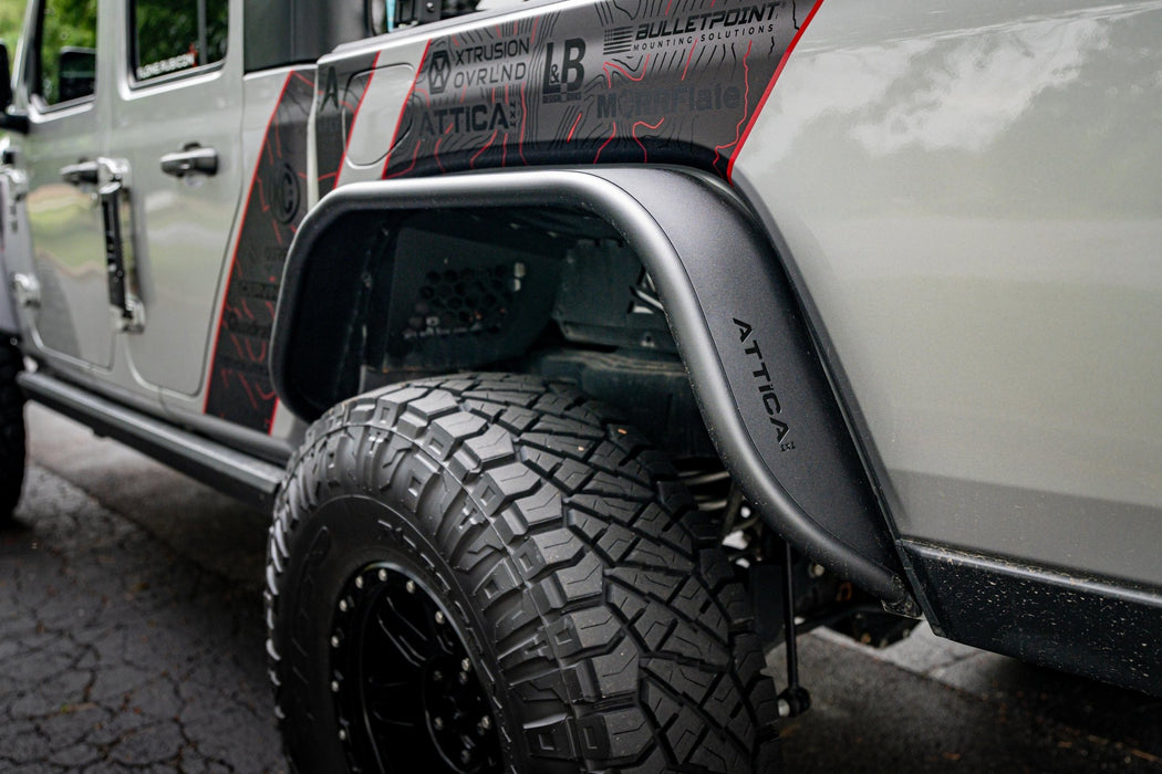 Attica 4x4 Frontier Series Inner Fenders (Set of 4) for 2020 - 2024 Jeep Gladiator JT - Recon Recovery - Recon Recovery