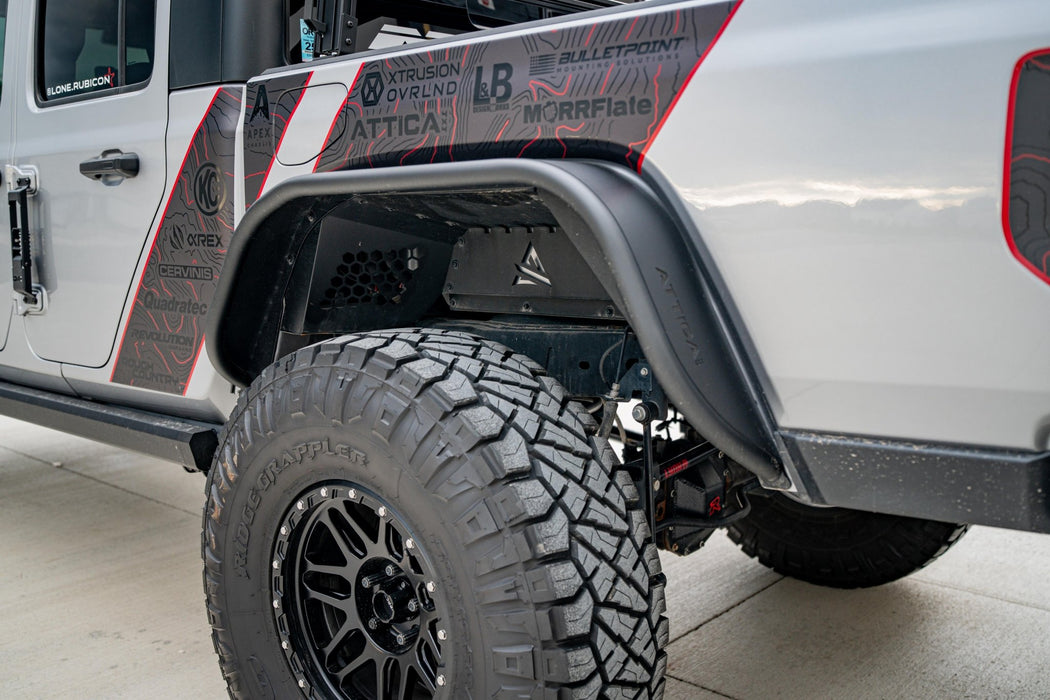 Attica 4x4 Frontier Series Inner Fenders (Set of 4) for 2020 - 2024 Jeep Gladiator JT - Recon Recovery - Recon Recovery