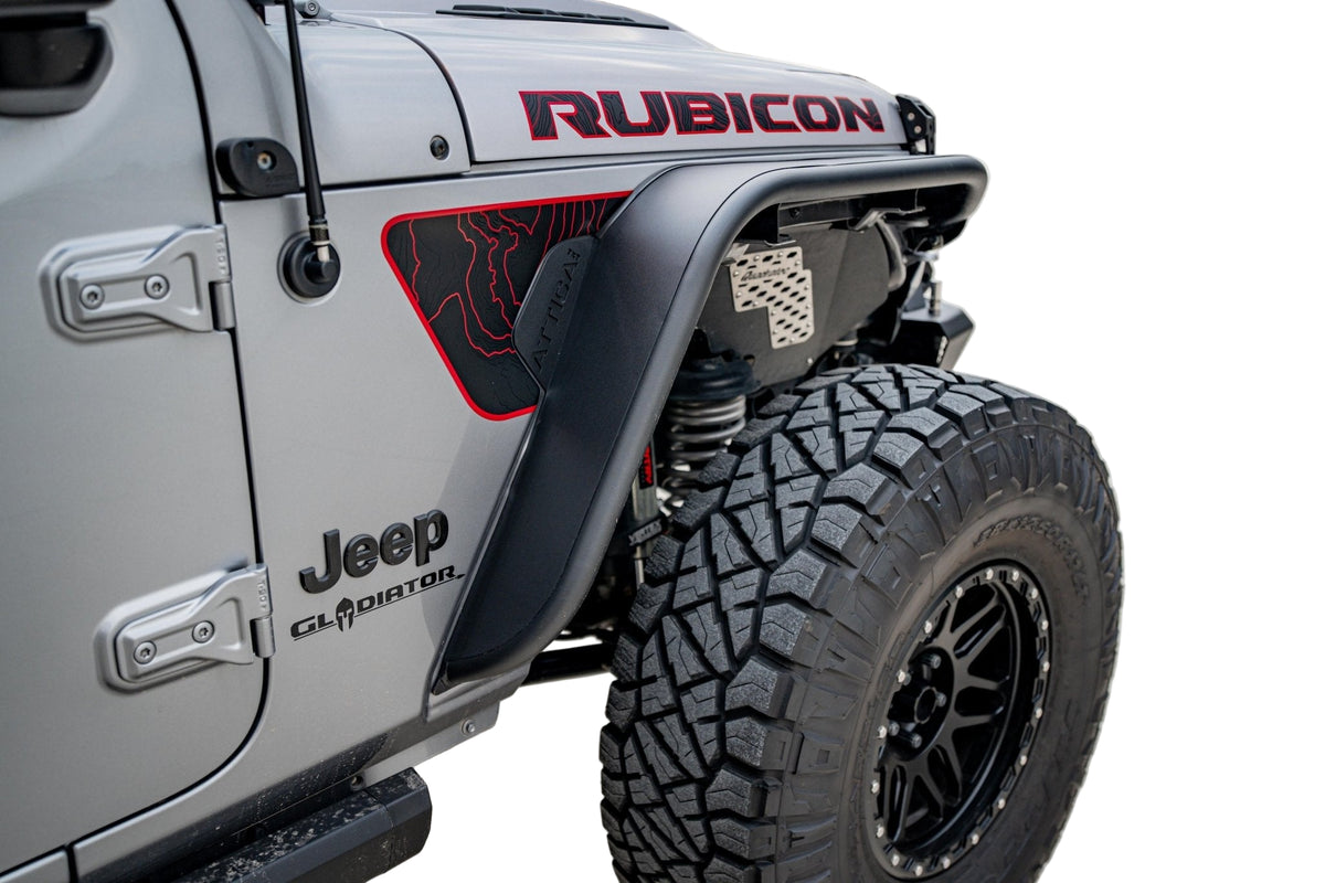 Attica 4x4 Terra Series Front Fender Flares 20-26 Jeep Gladiator