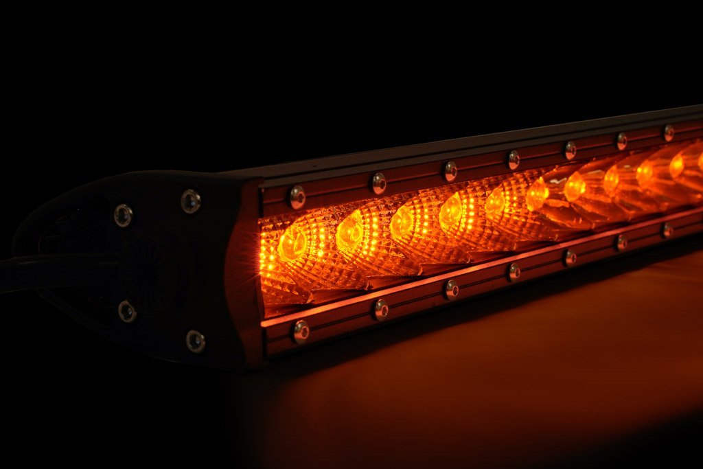 42" Slim Single Row LED Bar (Amber) - Recon Recovery