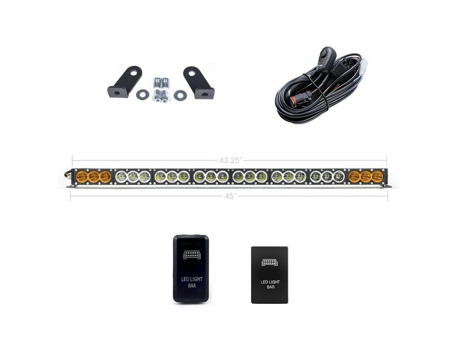 Dual Function Amber/White LED Light Bar Prinsu Mounting Bracket Kit - Recon Recovery