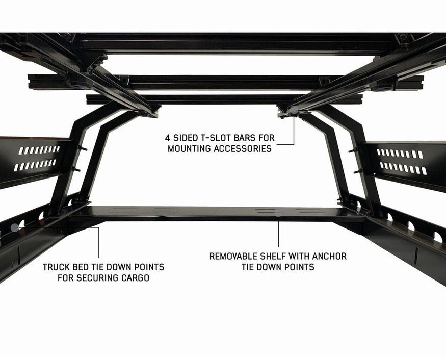 Overland Vehicle Systems Discovery Bed Rack for 1993-2024 Ford Ranger - Recon Recovery - Recon Recovery