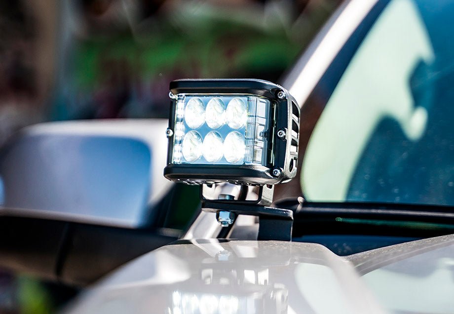 Low Profile Ditch Light Brackets Kit Fits 2019-2022 Ford Ranger - Recon Recovery