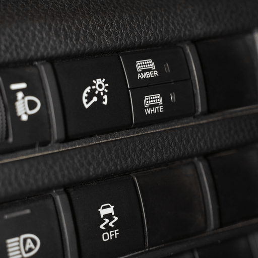 Square Style Dual Function Toyota OEM Style "AMBER & WHITE" Switch - Recon Recovery