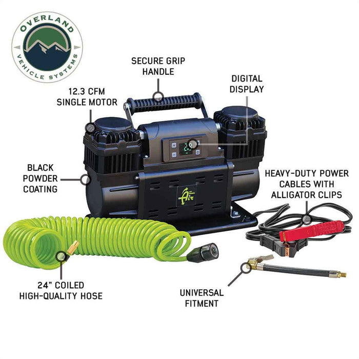 Compressor Dual Port Quick Inflate Digital 10.6 CFM Portable Dual Motor Air Compressor ...