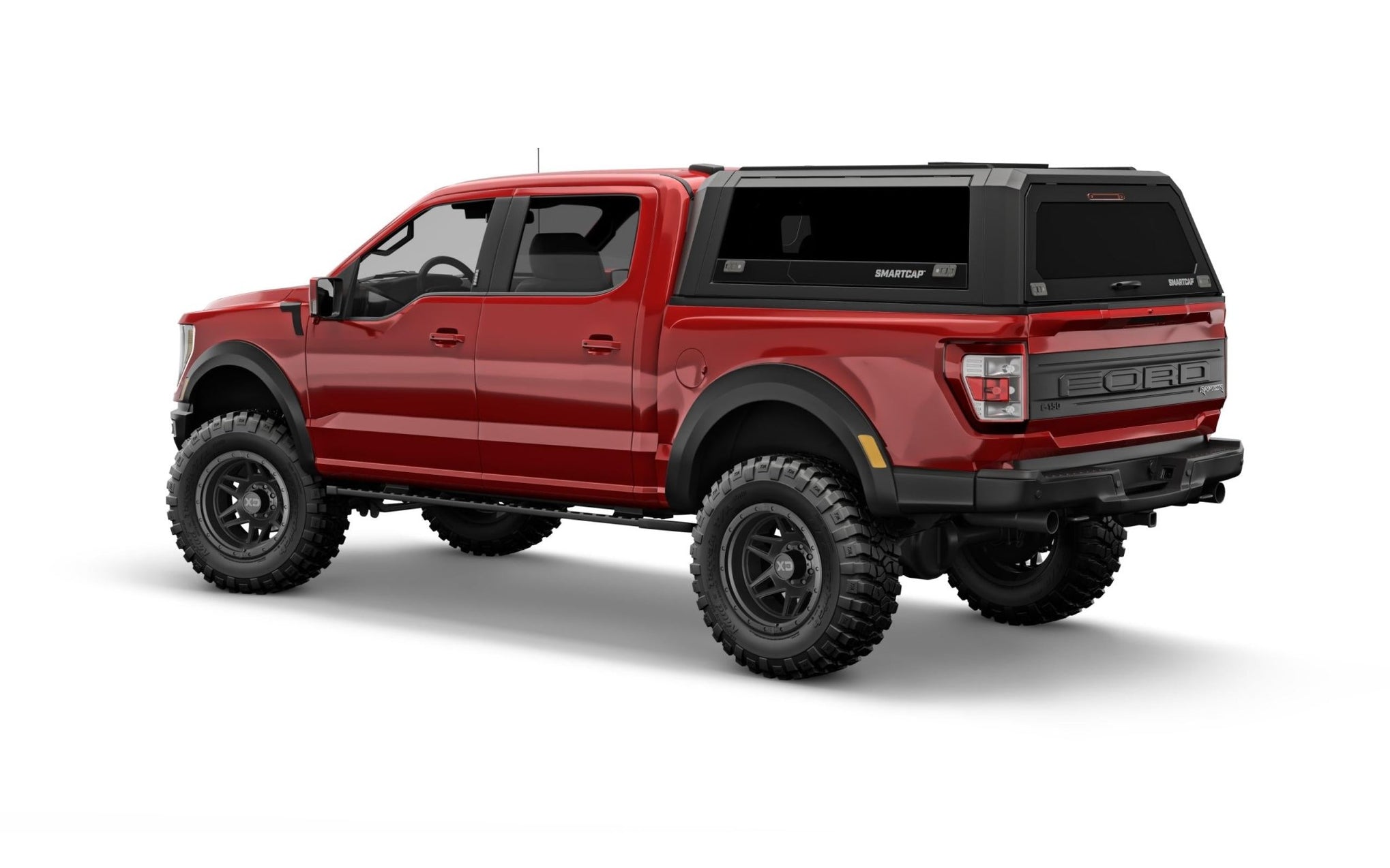 Smart Cap Drop Rack Raptor RSI EVO Sport Smart Bed Cap for 2021-2026 Ford Raptor 5.5ft Short Bed ...