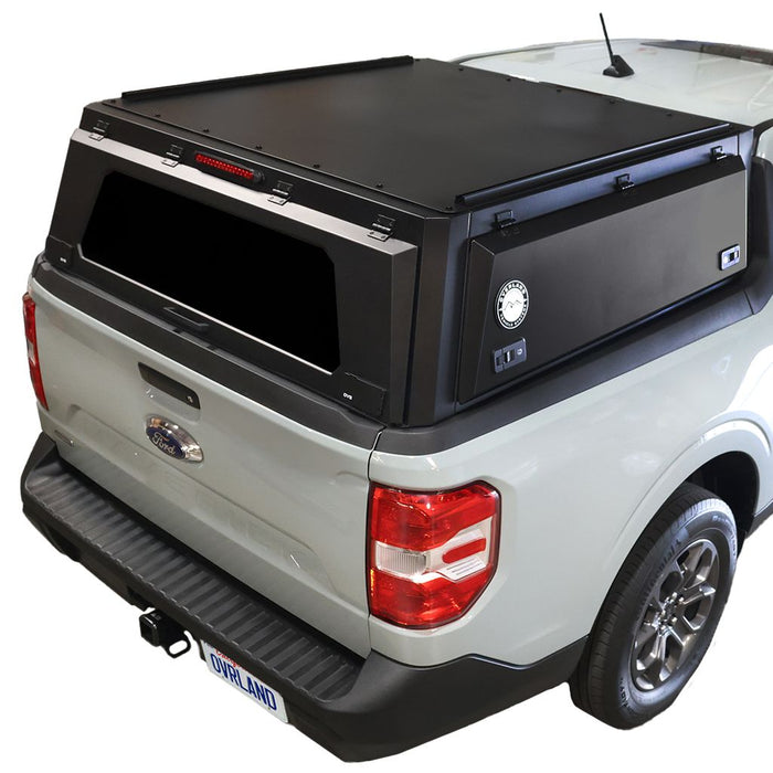 OVS Expedition Stainless Steel Truck Cap with Wing Doors For 2022 - 2027 Ford Maverick - Recon Recovery