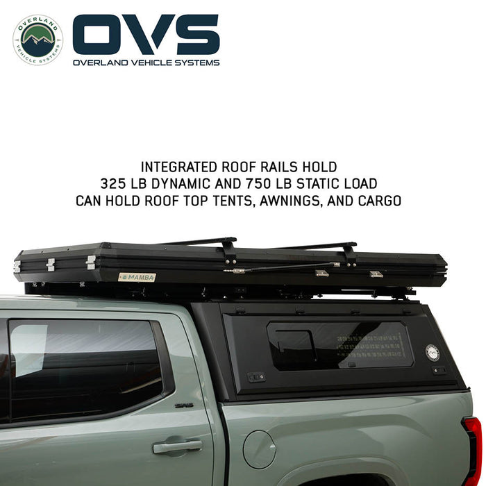 OVS Expedition PRO+ Stainless Steel Truck Cap with Full Windows for 2022 - 2026 Toyota Tundra - Recon Recovery