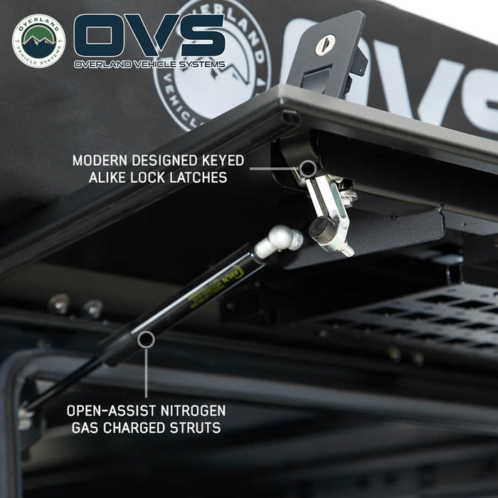 OVS Expedition Pro+ Stainless Steel Truck Cap with Side Windows For 2022-2027 Ford Maverick