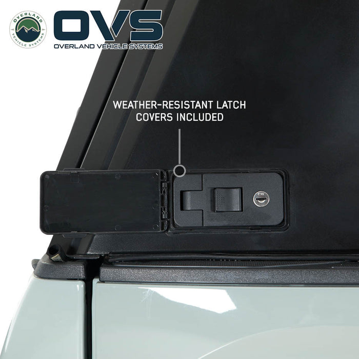 OVS Expedition Pro+ Stainless Steel Truck Cap with Side Windows For 2022-2027 Ford Maverick