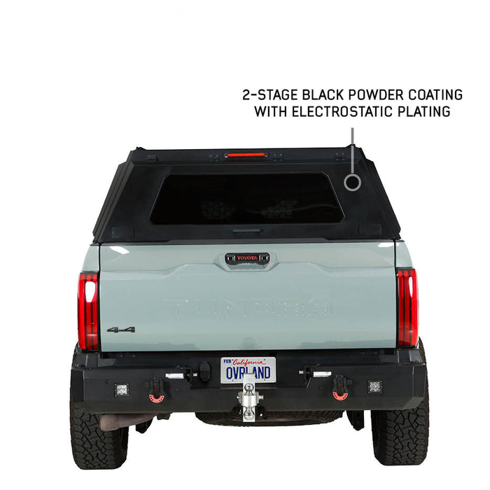 OVS Expedition Pro+ Stainless Steel Truck Cap with Side Windows For 2022-2027 Ford Maverick