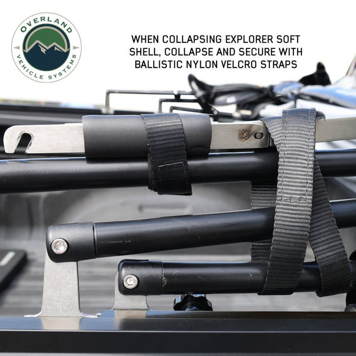 Explorer Soft Shell Bed Topper 2019 - 2026 Silverado Sierra 1500 5.8' Bed | OVS Black Diamond - Recon Recovery