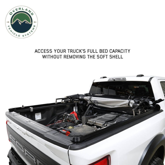 Explorer Soft Shell Bed Topper 2019 - 2026 Silverado Sierra 1500 5.8' Bed | OVS Black Diamond - Recon Recovery