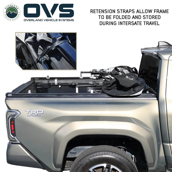OVS Explorer Soft Shell Foldable Bed Cap 2024-2027 Toyota Tacoma 5' Bed