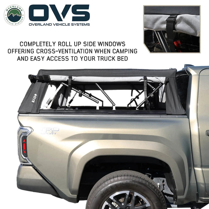 OVS Explorer Soft Shell Foldable Bed Cap 2024-2027 Toyota Tacoma 5' Bed