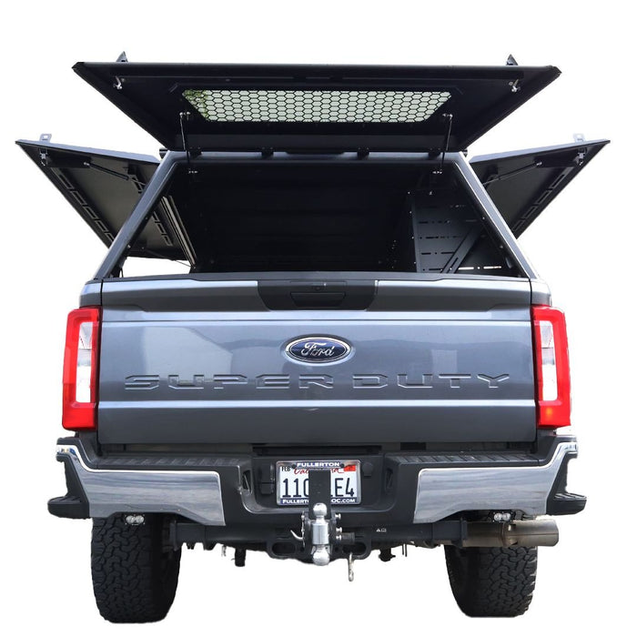 OVS Expedition Stainless Steel Bed Cap with Wing Doors for 2023 - 2026 Ford F - 250 & F - 350 - Recon Recovery