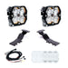 Baja Designs Squadron 2.0 Pro A-Pillar Light Kit - 2024-2026 Toyota Tacoma (Clear, Driving Combo)