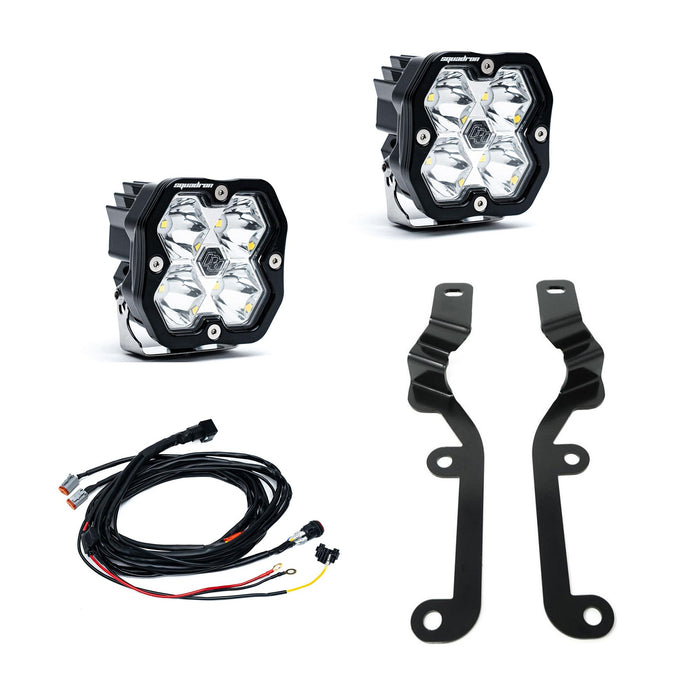 Baja Designs Squadron 2.0 Sport A - Pillar Light Kit 2019 - 2024 Chevrolet Silverado 1500 (Clear, Spot) - Recon Recovery