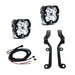 Baja Designs Squadron 2.0 Sport A - Pillar Light Kit 2019 - 2024 Chevrolet Silverado 1500 (Clear, Spot) - Recon Recovery