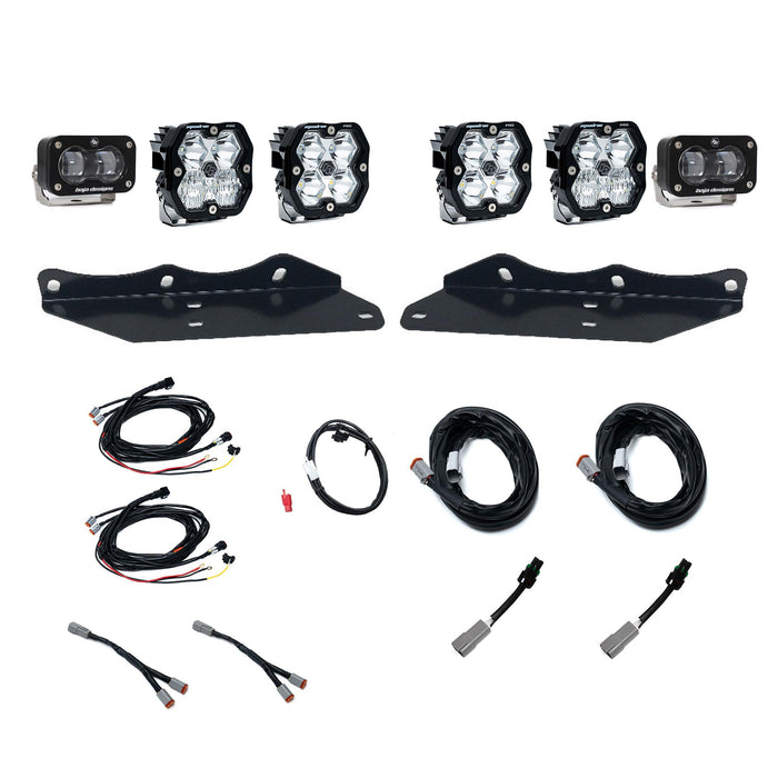 Baja Designs Squadron Pro 2.0 / S2 SAE "Pro" Fog Pocket Light Kit - 2017 - 2020 Ford F - 150 Raptor (Clear) - Recon Recovery